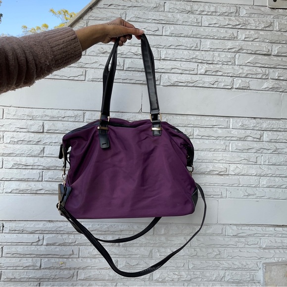 Lavie Pre Loved Purple Black Laptop Bag - Picture 6 of 14